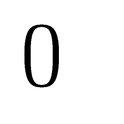 glyph of digit zero