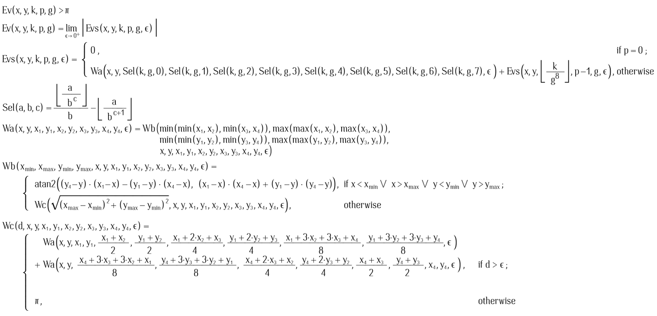 Travnik S Smooth Self Referential Formula Detailed Explanation Of Formula Functions And Format Of The N Number