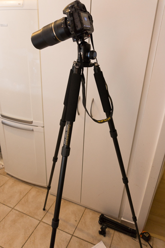 Test of Feisol CT-3442 Tournament tripod with 4 sections extended